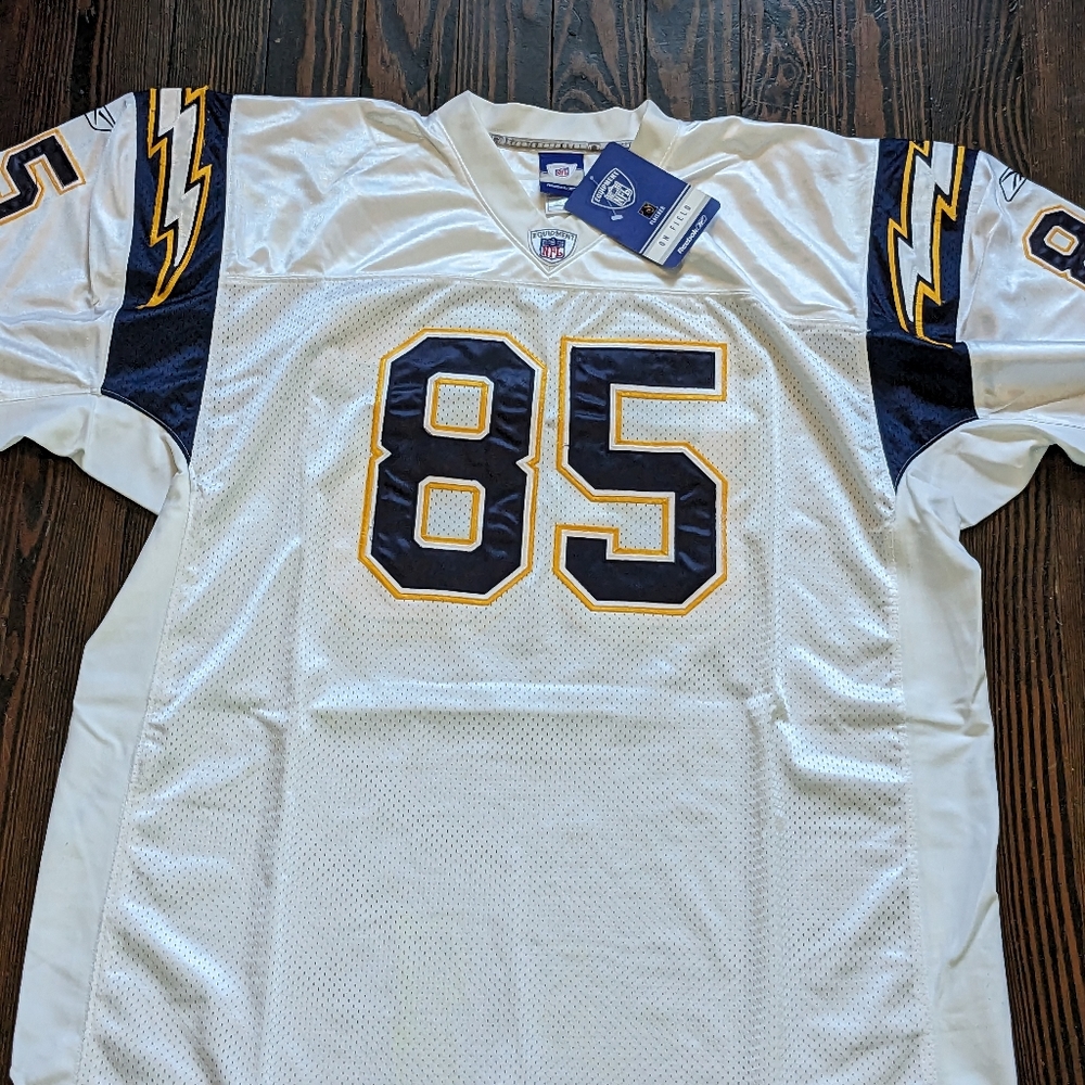 san Diego chargers #85 Gates official Reebok Jersey NFL nwt Size 56